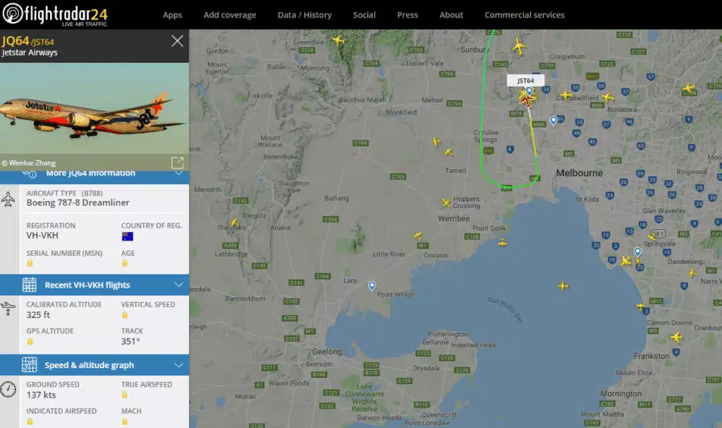 FlightRadar Aviation Website